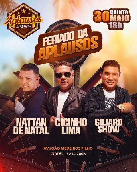 Nattan de Natal, Cicinho Lima e Giliard Show